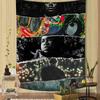 Rod Wave Tapestry, Hip Hop Rapper Collage Print Wall Hanging for Bedroom Dorm Living Room & Music Room Decor