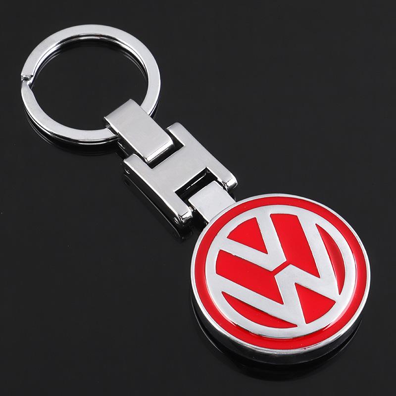 Car Keychain Alloy Holder Pendant for Volkswagen Touran Passat Polo Golf Jetta Tiguan VW ID3 ID4 Beetle T-ROC MK6 7 8 Key Rings Wv5