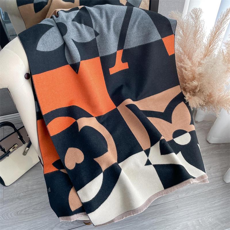 Cashmere Scarf For Women Thick Warm Winter Blanket  Female Luxury Quality Shawl Wrap Bufanda  Poncho Echarpe Pashmina