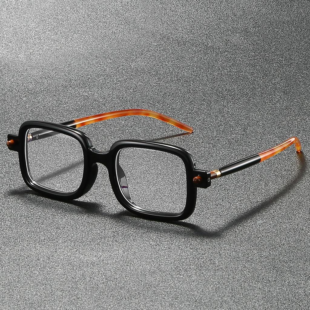 Vintage Quadratische Optische Rahmen Herren Neue Mode Blaulichtfilterbrille Damen Trendige Punk Markendesign Deocr Brillen