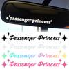 Naklejka na samochód pasażera Princess Wodoodporna Drive Safe Tips Naklejki stylizacyjne Dekoracja karoserii Naklejki kreatywne Akcesoria dekoracyjne