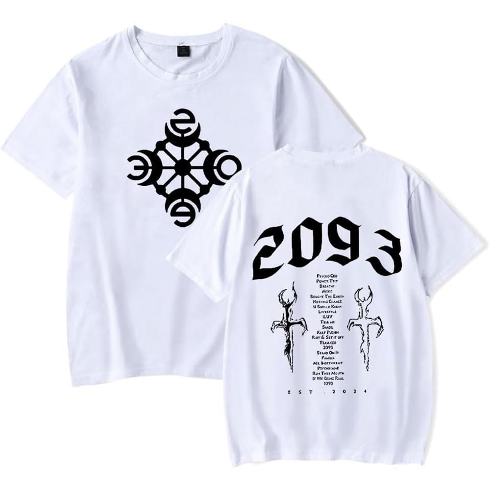 Yeat Crop Circle Tshirts Rapper New Logo Merch Short Sleeve Tee Women Unisex Fashion Casual HipHop Tshirts