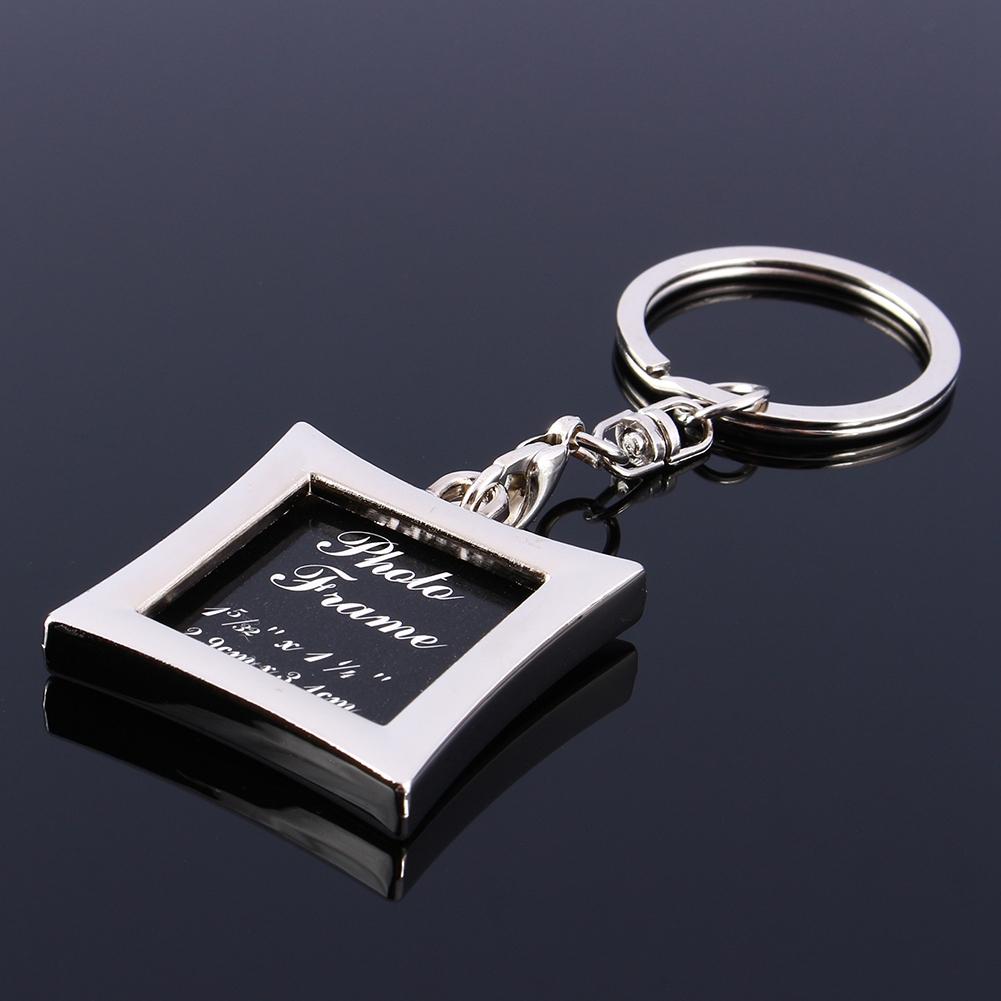 Schöne Mini Kreative Metall Legierung Einsatz Foto Bild Rahmen Schlüsselanhänger Schlüsselanhänger Geschenk