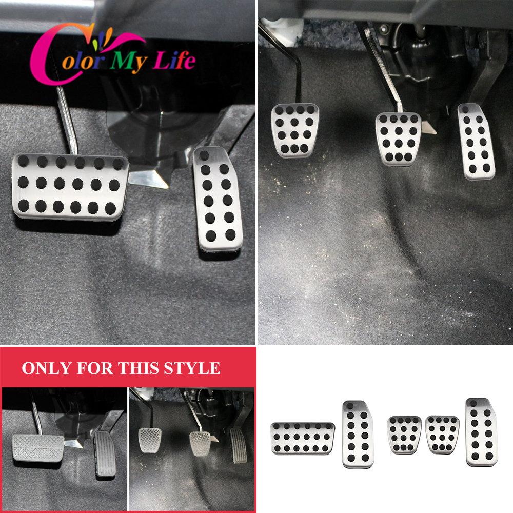 Stainless Steel Car Styling Car Pedals Car Pedal Protection Cover for Honda Fit Jazz 2011 - Parts