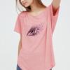 Autocollants yeux roses, patchs thermiques pour T-Shirt, sweat à capuche, presse à chaud, appliqués sur les vêtements, bricolage, fer sur les patchs