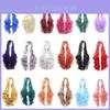 80cm Long Wavy Wig In Vibrant Colors High Temperature Fiber Ideal For Cosplay Events