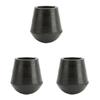 3 PCS Crutch Tips 22mm Inner Diameter Rubber Material Built In Copper Plate Walking Cane Tips for