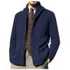 Men Shawl Collar Button Down Cardigan Sweater Classic Knitwear with Pockets Business Casual Versatile Outerwear for Fall Winter