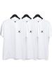 Set of 3 Men's White T-Shirts Point X Mini X XL