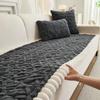 Warm and Comfortable Cotton Velvet Sofa Cushion for Autumn and Winter Solid Wood Mahogany Sofa Anti Slip Thick Cushion Home Decoration Sofa Pad 1pcs