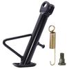 RYOTBASE Soporte Lateral Corto para Motocicleta Bajo Custom Estacionamiento Ciclomotor Motocicleta Scooter Acero Prevención de Caídas Universal (20)