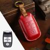 GUSHIBEI Genuine Leather Car Key Case Cover For KIA