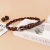 Woven Leather Belt - Women's Handmade, No-drill, Versatile, Vintage, Genuine Cowhide Belt