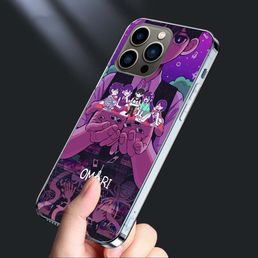 Game O-Omori C-Cartoon Phone Case For Iphone 16E 15 Pro 14 Plus 17E 16 17 Pro Max Air 11 12 13 Mini Shockproof Capa Cute Cove