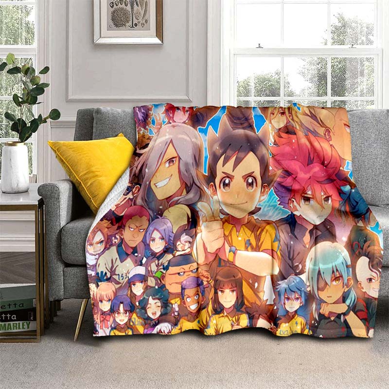 Anime Tekid Inazuma Eleven tekk Pehme multifilm tekk Flanell tekk voodi Diivan tekk Tooli kate tekk Kodu sisustus