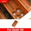 For Zeekr 9X 2025 2026 Fridge Silicone Pad Mat Interior Storage Box Car Styling Modified Accessories
