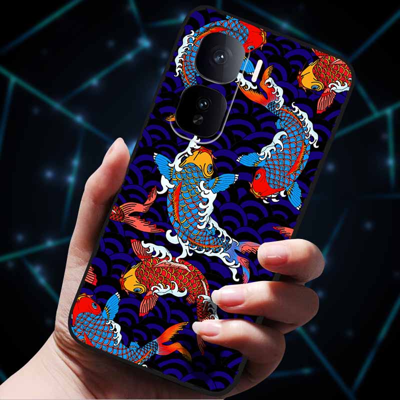3D Çiçek Kabartmalı Kılıflar vivo iQOO Neo 10 Kılıfı 10Pro Yumuşak Silikon Telefon Kılıfları vivo iQOO Neo 10 Pro Arka Kapak Kılıf Çanta