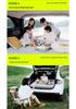 Leopard Titanium 3 Car Rear Seat Inflatable Mattress - Suitable for 25 Equation Models