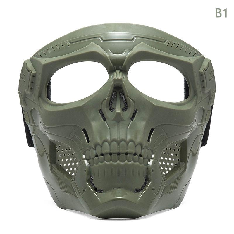Motorradbrillenmaske, winddicht, Totenkopf, Motocross-Brille, Rennhelm, Anti-Ultraviolett, staubdicht, Fahrradschutzbrille