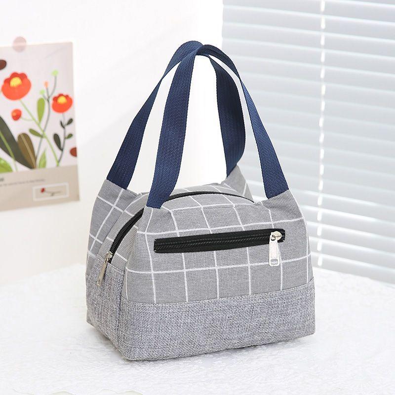 Japanse Canvas Tote Bag Bento Bag Geïsoleerde Tas Lunchbox Tas Moedertas Tote
