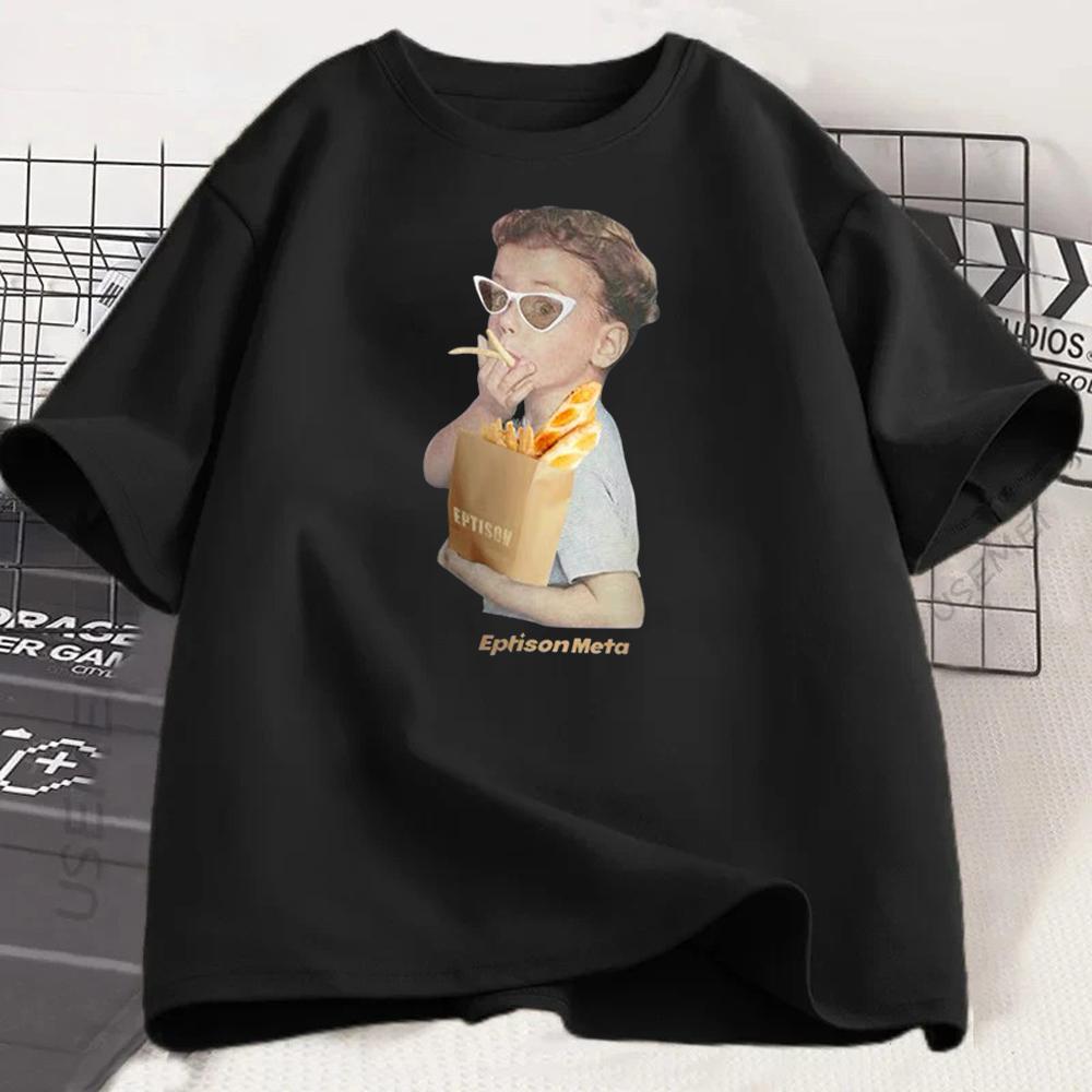 Summer Exclusive Funny Kid Graphic T Shirt Colorful Handprint Art Print Tee Short Sleeve Casual for Ladies Special