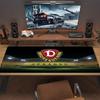 Dynamo Dresden Großes Mauspads Große Gaming-Tischunterlage Rutschfest Laptop Tablet Großes Mauspads XXL Matte Mini-PC Spielmatte Mit Verriegeltem Rand