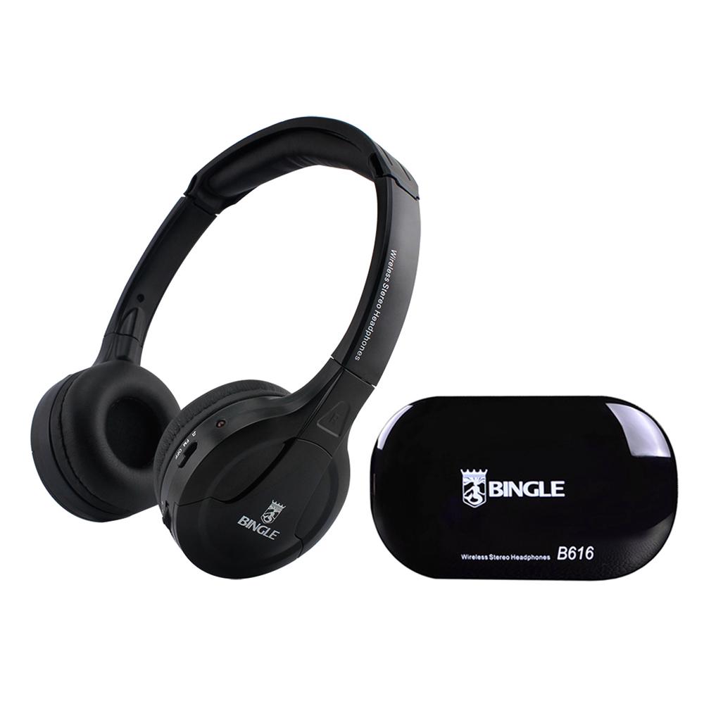 Original Bingle B616 Multifunction Stereo Wireless w/Mic FM Transmitter for MP3 PC TV Smart Phones