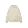 Li Ning Wade Series Pocket Spliced Loose Hooded Sweatshirt Unisex Sweatshirt Off-White AWDR735-1