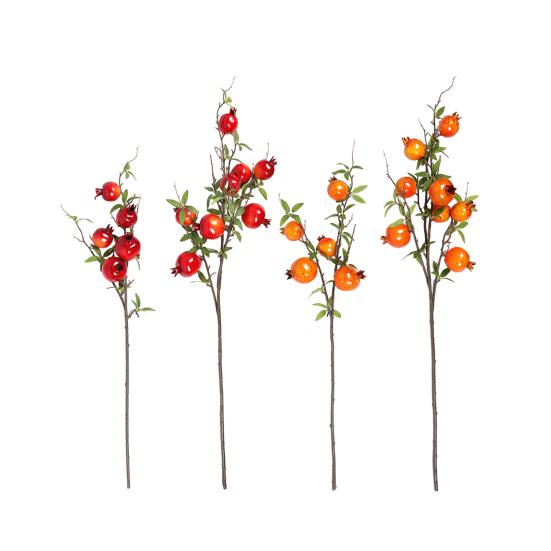 Simulated Flower Realistic Pomegranate Artificial Foam Berries Lifelike Fruits Home Decoration Fake Flower