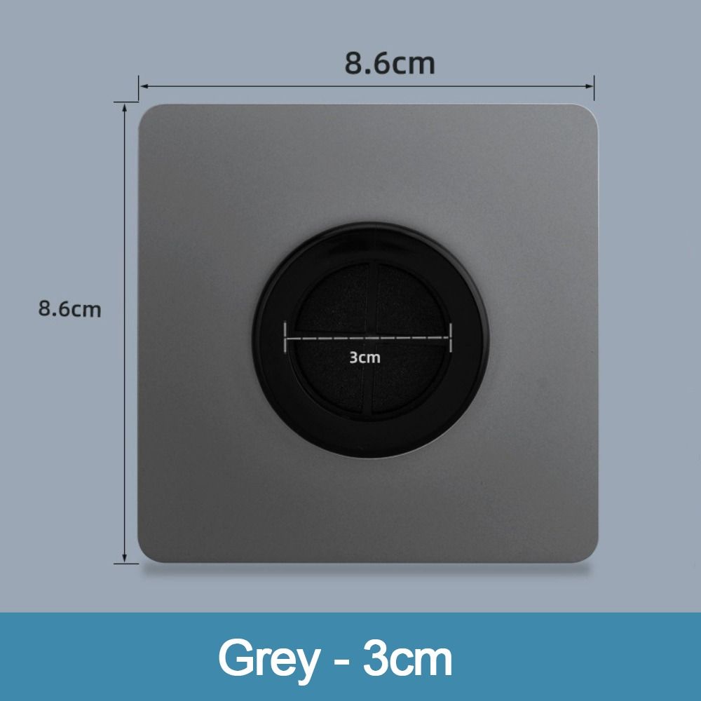 86Type Wall Blank Panel With Outlet Hole Decorative Cover Cable Socket Panel  Home