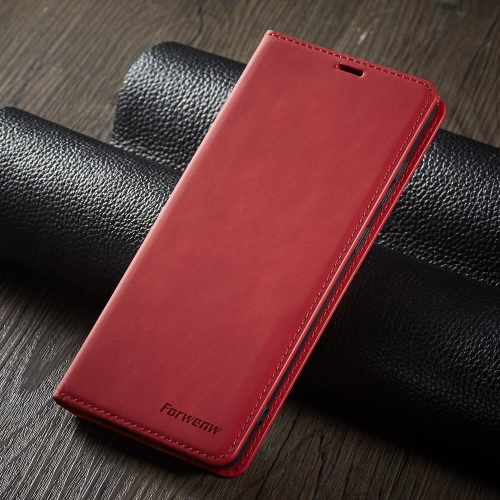 Lærdeksel for Samsung Galaxy A72 A52 A42 A32 A22 4G A12 5G A03s A04S A21s Flip-deksel S21 S20 Ultra FE S10 S9 S8 Plus S7 Edge
