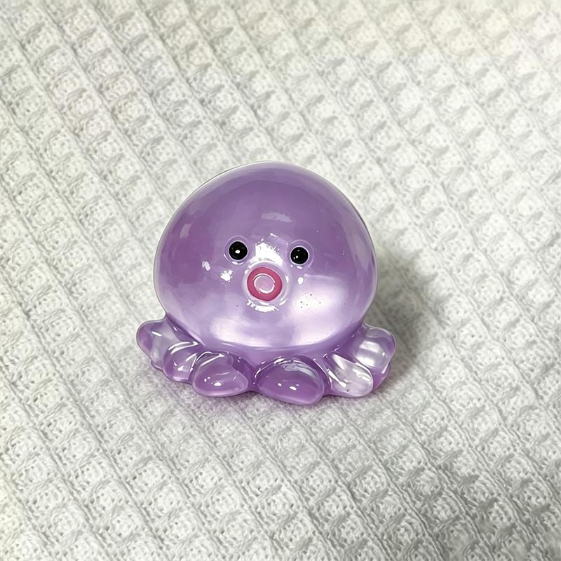 Taba Squishy Transparent Jellyfish Octopus Kawaii Stress Relieving Sensory Fidget Toys Anxiety Pull Focus Desk Accessory Gift
