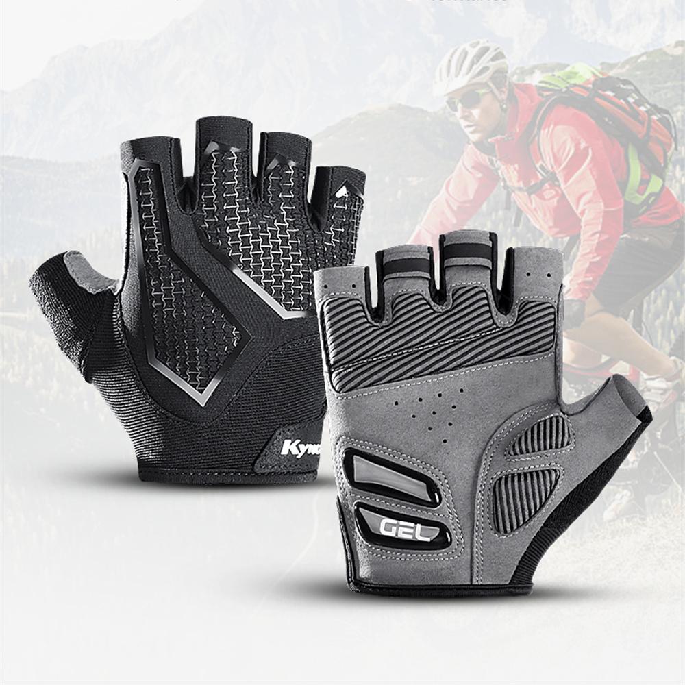 Gants de vélo d'été demi-doigt pour hommes et femmes, gants de cyclisme avec Silicone liquide antichoc, gants de sport respirants pour vtt