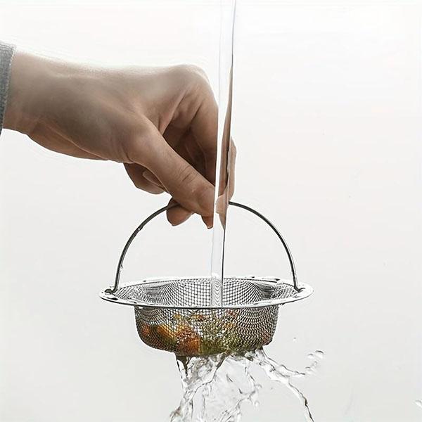 Durable Stainless Steel Hair Catcher with Handle - Prevent Clogs In Bathtub, Shower, Sink, and Floor Drain