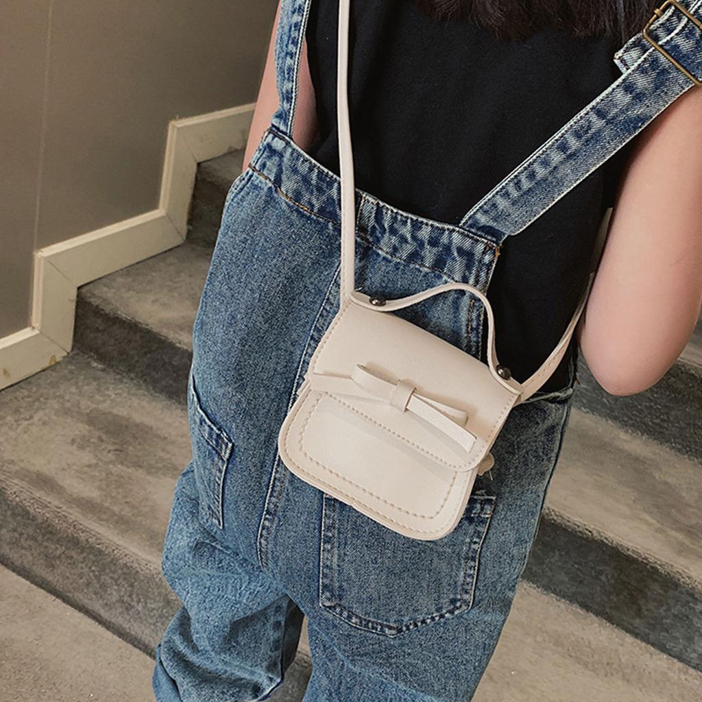 (Cilili)Fashion Small Purse For Little Girls Toddler Kids Cute Bow Mini Messenger Bag