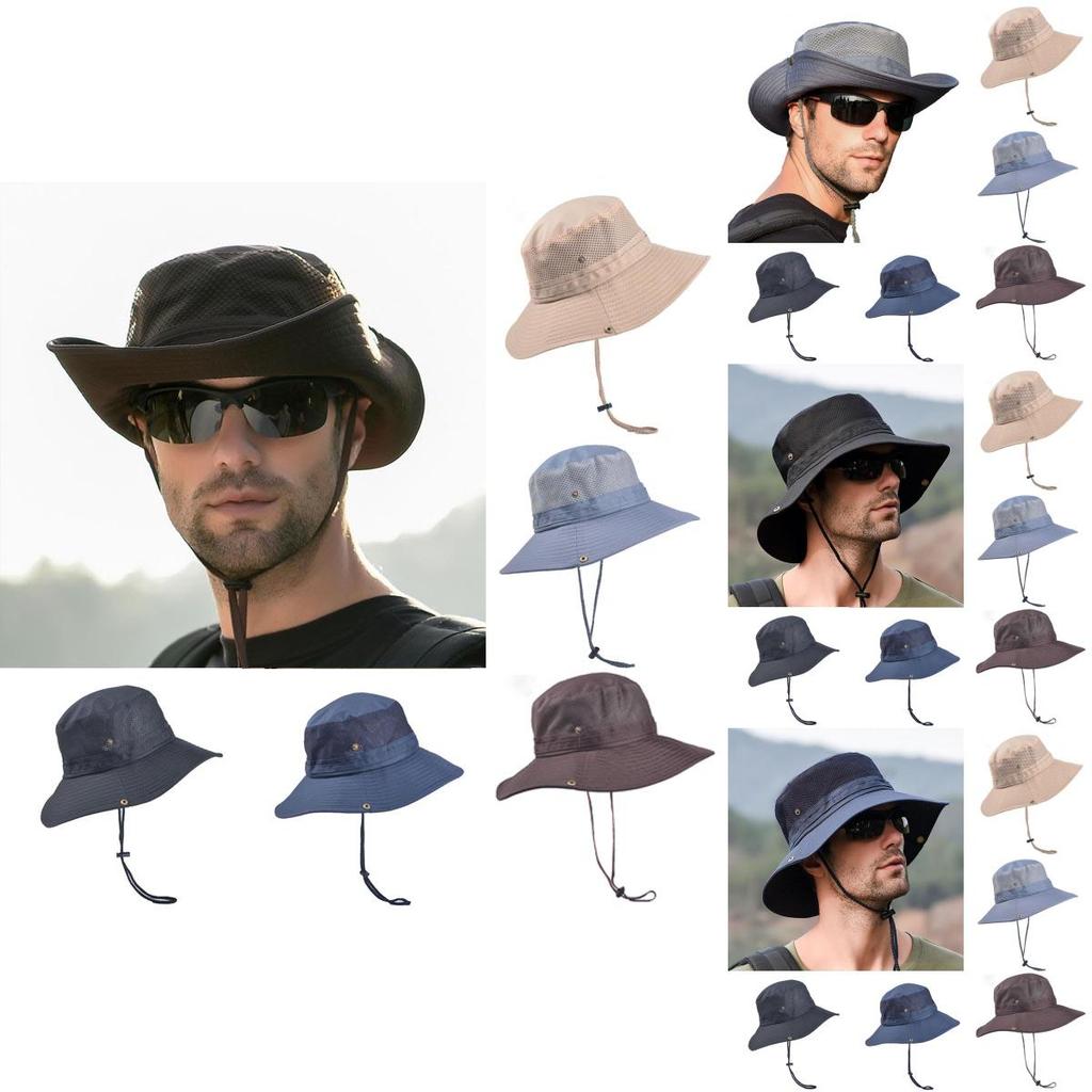 Foldable Mens Sun Protection Bucket Hat Ideal For Summer Outdoor Activities