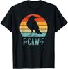 F-Caw-F Black Crow Black Bird Retro Sunset Vintage F-Caw-F T-Shirt