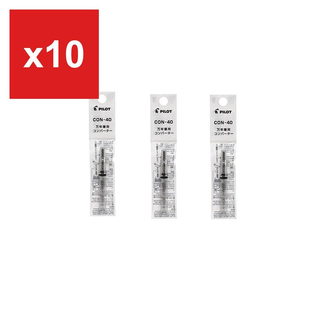 Pilot Fountain Pen Ink Converter CON-40, 3-Pack