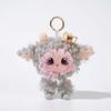 Layered Design Plush Lamb Keychain Soft Plush Mini Plush Pendant Vinyl Doll Keychain  Holiday Gift