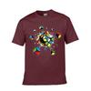 Exploding Rubix Rubiks Rubics Cube Present Pure Cotton EU Size Tshirts Japanese Comic Unisex T Shirt Anime Unisex Clothes