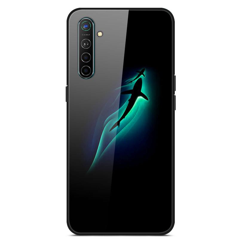 For OPPO Realme XT Tempered Glass Case Soft Bumper Hard Funda For OPPO Realme 6 Pro Realme X2 XT Phone Case Realme6 Back Cover