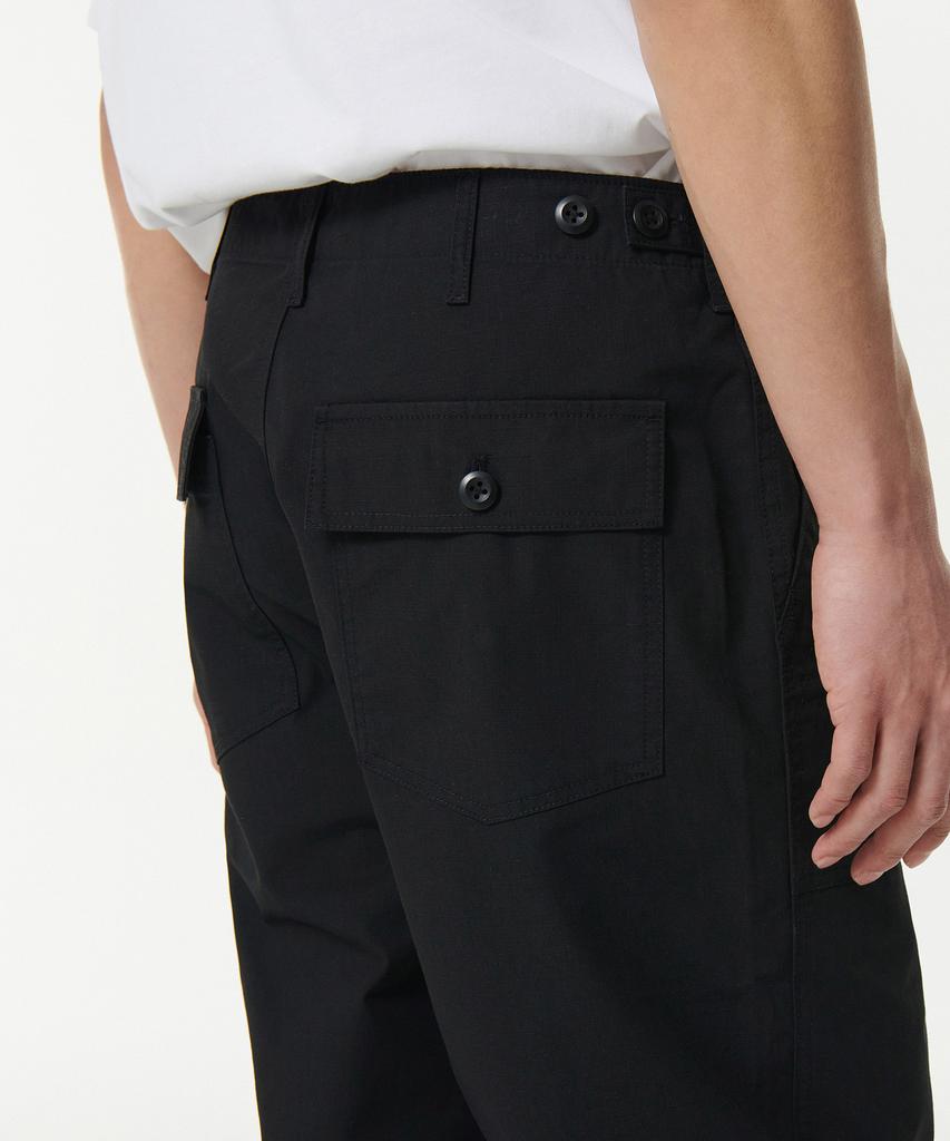 MUSINSA STANDARD Ripstop Fatigue Pants [Black]