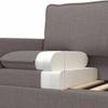 Sofa Taupe 126 X 81 X 87.5 Cm Fabric