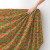 Royal Velvet Fabric Polyester For Sewing - Watermelon Motif
