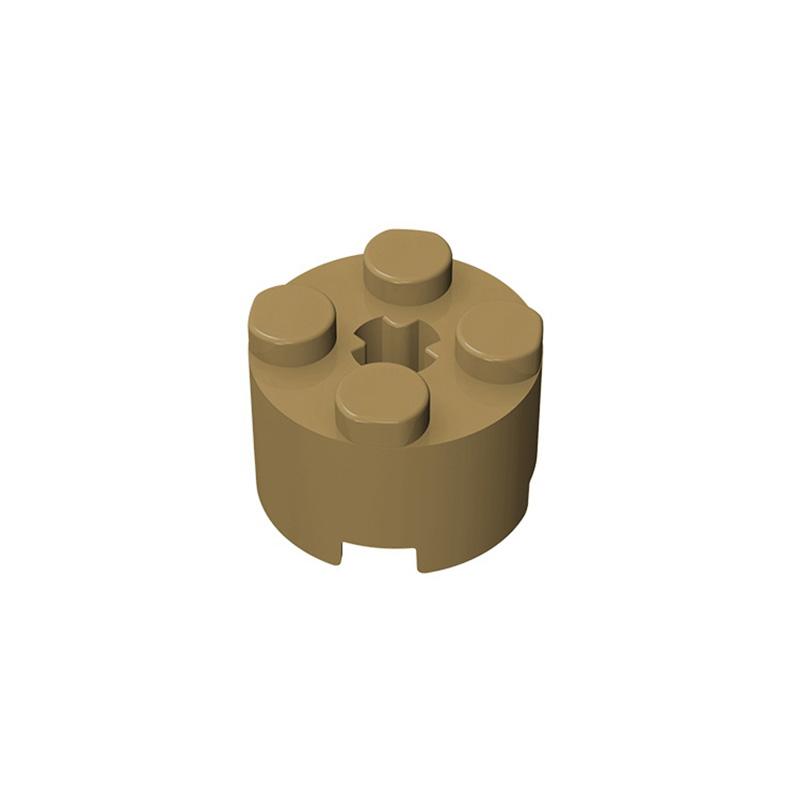 MOC 10PCS 6143 2x2 Round With Axle Hole Building Blocks 3941 High-Tech Plate Bricks Educational Particle Idea Toy Children Gifts