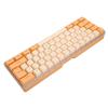 Gaming Keyboard USB 61 Keys Contrast Color RGB Light Key Line Separation Mechanical Wired Keyboard for   Games