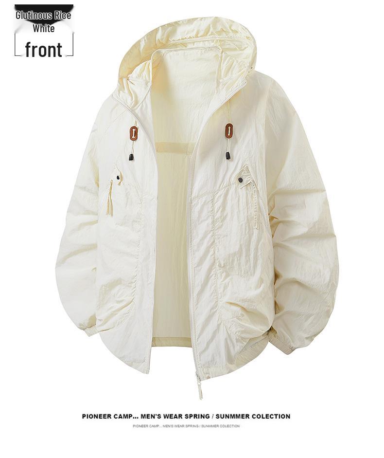 UPF50+ Hooded Ice Silk Sun Protection Coat - Seven Colors