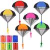 1-6 Stück Fallschirmspielzeug Kinder Sommerparty Outdoor Lustiges Spiel Junge Mädchen Geburtstagsfeier Gastgeschenke Geschenk für Gäste Handwurf Flugspielzeug