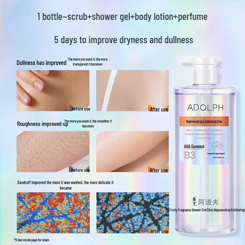 Adolph Fruit Acid Fragrance Shower Gel