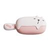 Lint Roller with Integrated Storage Box Cartoon Cat Design No Damage Pet Hair Lint Pilling Remover Reusable Cleaning Tool